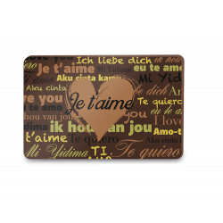 CHOCOCARTE JE T'AIME PLUS...