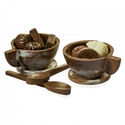 2 TASSES  -GARNIE-