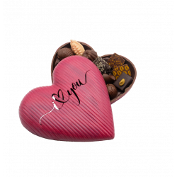 COEUR GRAVE "JE T'AIME"