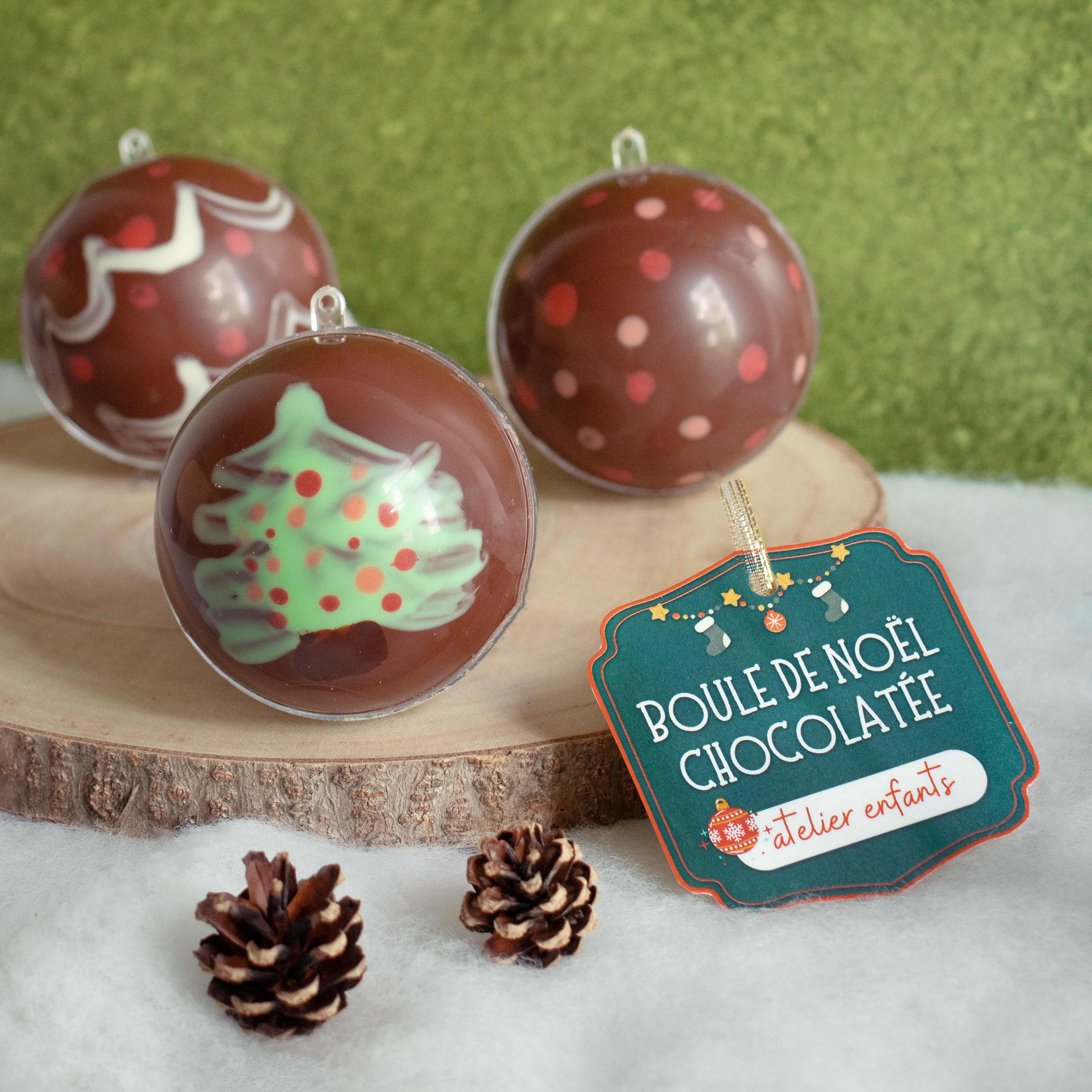 Atelier du chocolat - confectionnez votre boule de Noël chocolatée